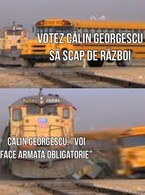Votez Clin Georgescu sa scap de razboi - poza demo