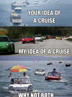 Your idea of a cruise. My idea. Both - poza demo