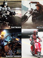 Supereroii cu motocicletele lor - poza demo