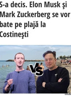 Elon Musk si Zuckerberg bataie pe plaja Costinesti - poza demo