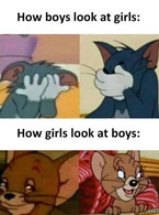 How boys look at girls and how girls - poza demo