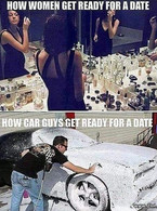How women and guys get ready for a date - poza demo