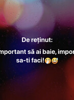 Nu e important sa ai baie - poza demo
