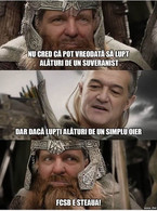 Gigi Becali si Nicusor Dan - poza demo