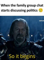 When the family group chat starts politics - poza demo