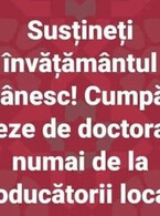 Sustineti invatamantul romanesc - poza demo