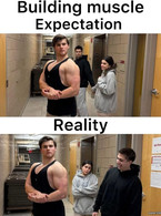 Building muscle expectation - poza demo