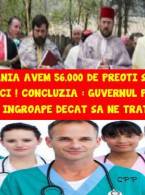 Numarul de preoți și cel de doctori din România - poza demo