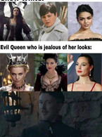 Evil queen who is gelous about her looks - poza demo