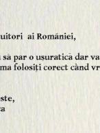 Folosiți-o corect - poza demo