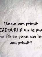 Cadourile pe care nu le pui pe facebook - poza demo