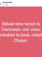 Bataie intre turisti la Costinesti Schubert Chopin - poza demo