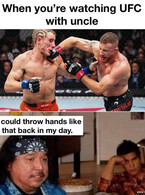 Watching UFC with uncle - poza demo