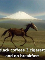 2 black coffes 3 cigarettes - poza demo
