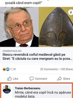 Ion Iliescu si coiful medieval din Siret - poza demo