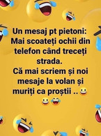 Mai scoateti ochii din telefon cand treceti strada - poza demo