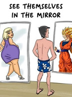 How men and women see themselves in the mirror - poza demo