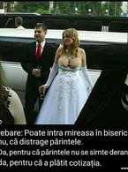Poate intra mireasa in biserica? - poza demo