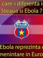 Diferența dintre Steaua și Ebola - poza demo