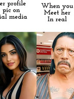 Her profile picture on social media - poza demo