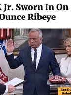 RFK Jr. Sworn in on raw ribeye - poza demo