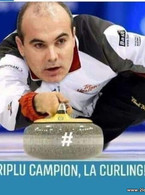Triplu campion la curling - Rares Bogdan - poza demo