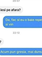 Iesi pe afara? Da, fac si eu o baie repede si vin - poza demo