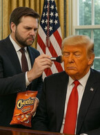 J.D. Vance si Trump - poza demo