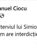 Interviul lui Simion in Franta - poza demo
