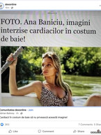 Cardiacilor in costum de baie, Ana Baniciu - poza demo