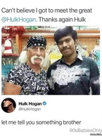 He thought he met Hulk Hogan - poza demo
