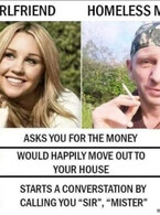 Girlfriend vs Homeless Man - poza demo