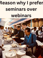 Why I prefer seminars over webinars - poza demo