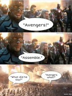 Avengers assemble - how did they hear him? - poza demo