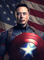 Elon Musk Captain America - poza demo