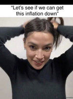 Let's see if we can get this inflation down - AOC - poza demo