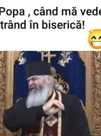 Popa can ma vede intrand in biserica - poza demo