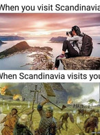 When you visit Scandinavia and she visits you - poza demo