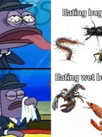 Eating bugs and eating wet bugs - poza demo