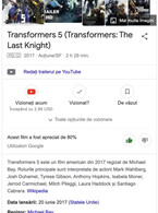 Transformers 5  (The Last Knight) este cool - poza demo
