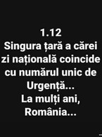 Ziua Nationala a Romaniei coincide cu nr. de urgen - poza demo