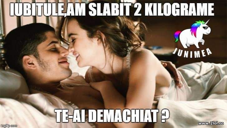 Iubitule am slabit 2kg | poze haioase