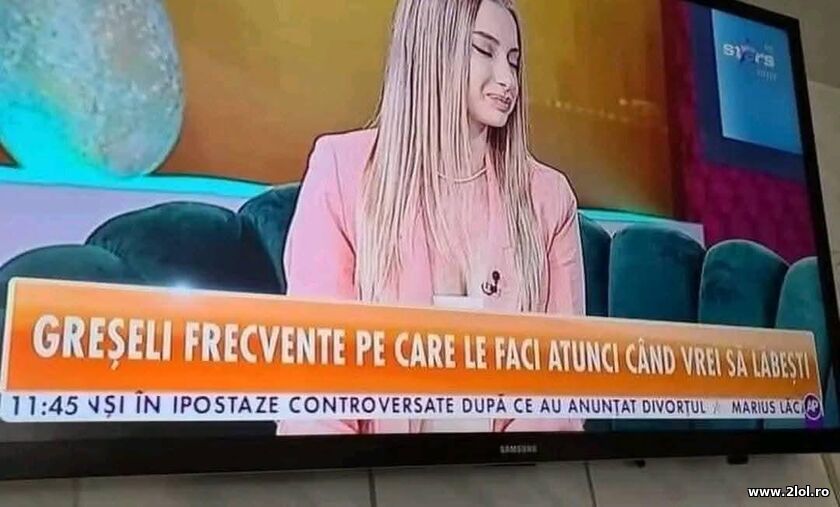 Greseli frecvente | poze haioase