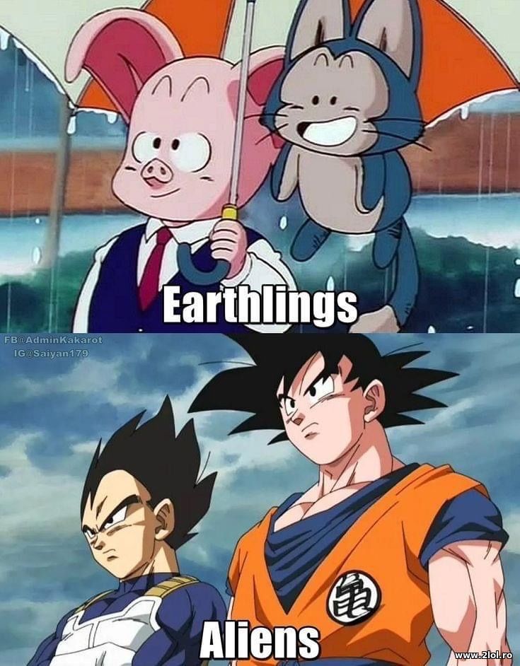 Earthlings - Aliens - DBZ | poze haioase