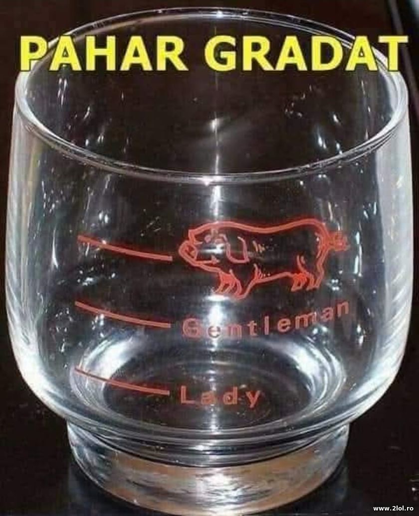 Pahar gradat | poze haioase