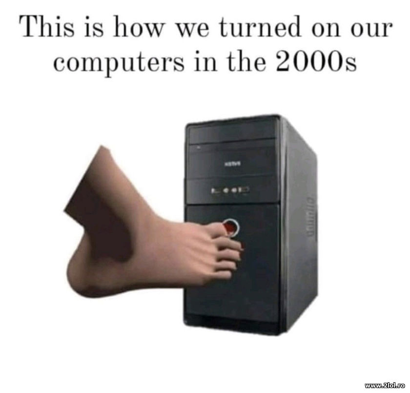 Turning computers in the 2000's | poze haioase