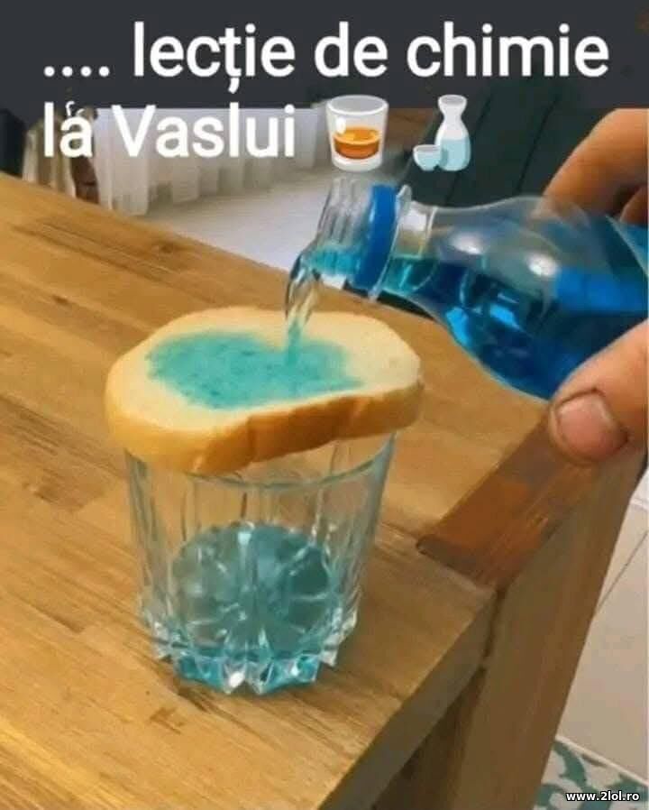 Lectie de chimie la Vaslui | poze haioase