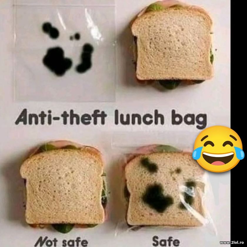 Anti theft lunch bag | poze haioase