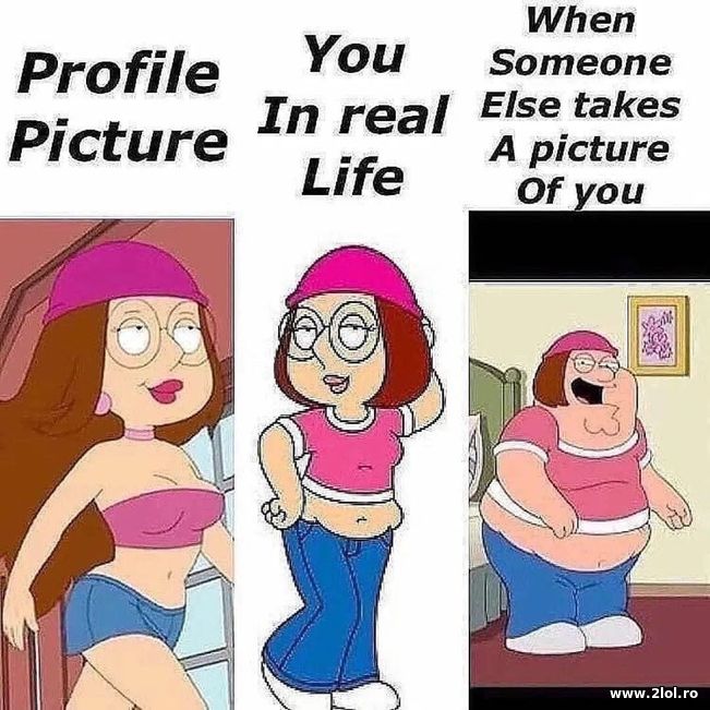 Profile picture, in real life you