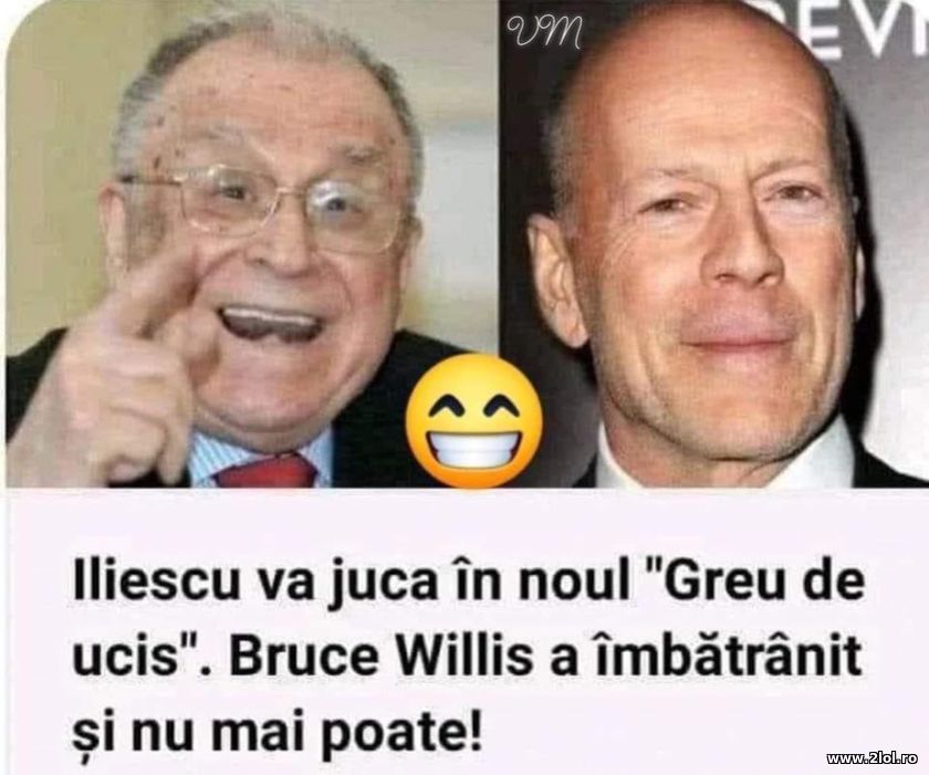 Ion Iliescu va juca in noul film Greu de Ucis | poze haioase